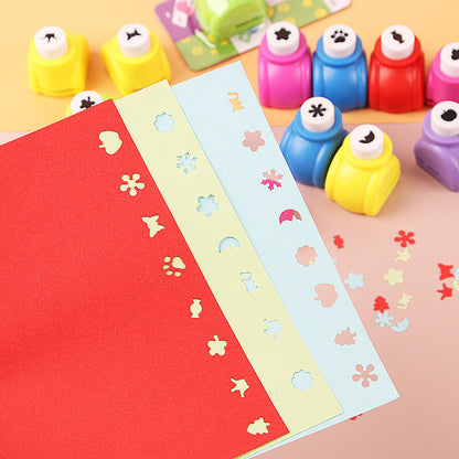 ✂️ BUY 2 GET 1 FREE! 🎨 DIY Paper Punch Set for Kids - Create Fun Shapes (Stars/Hearts/Animals) for Crafting & Scrapbooking 🧒✨