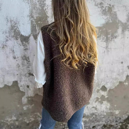 🎁 Hot Sale 49% OFF 🔥Women's Fall Button Down Short Warm Vest