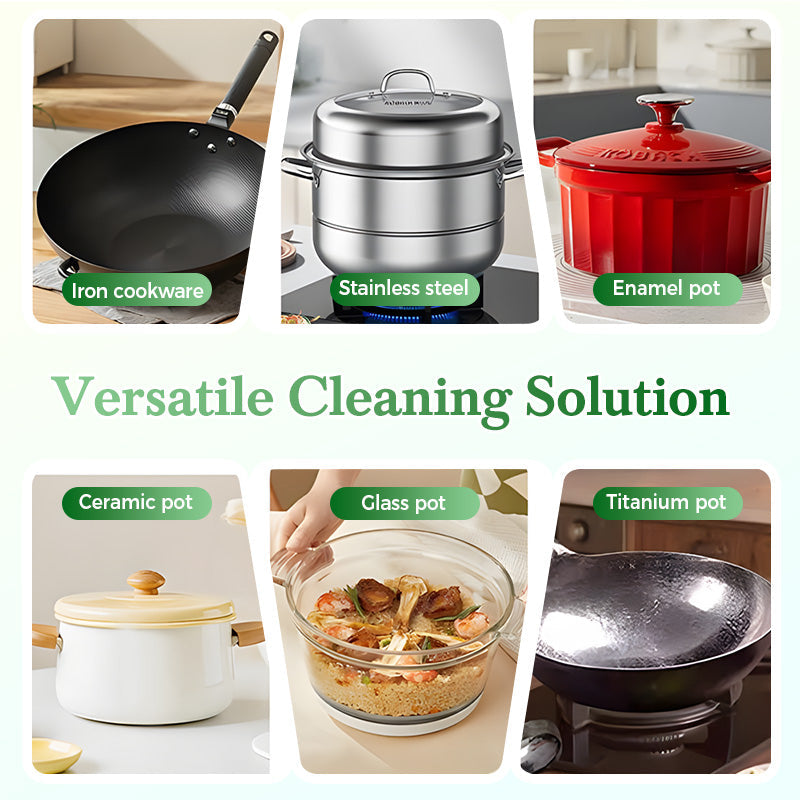Powerful Cleaning Paste for Pot Bottom