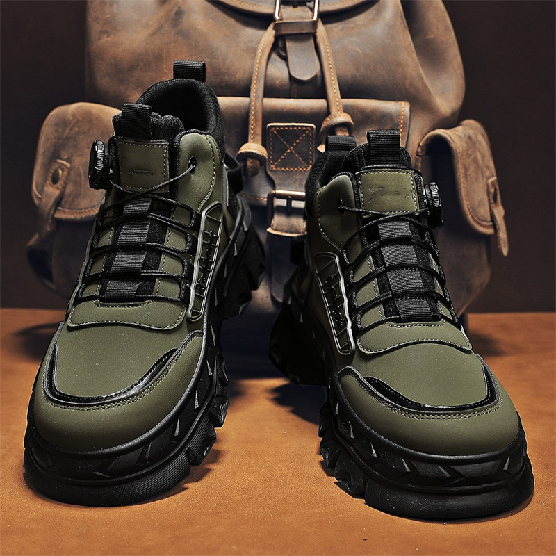 🥾Most Popular Men's Shoes-Men's Retro Casual Chunky Ankle Boots