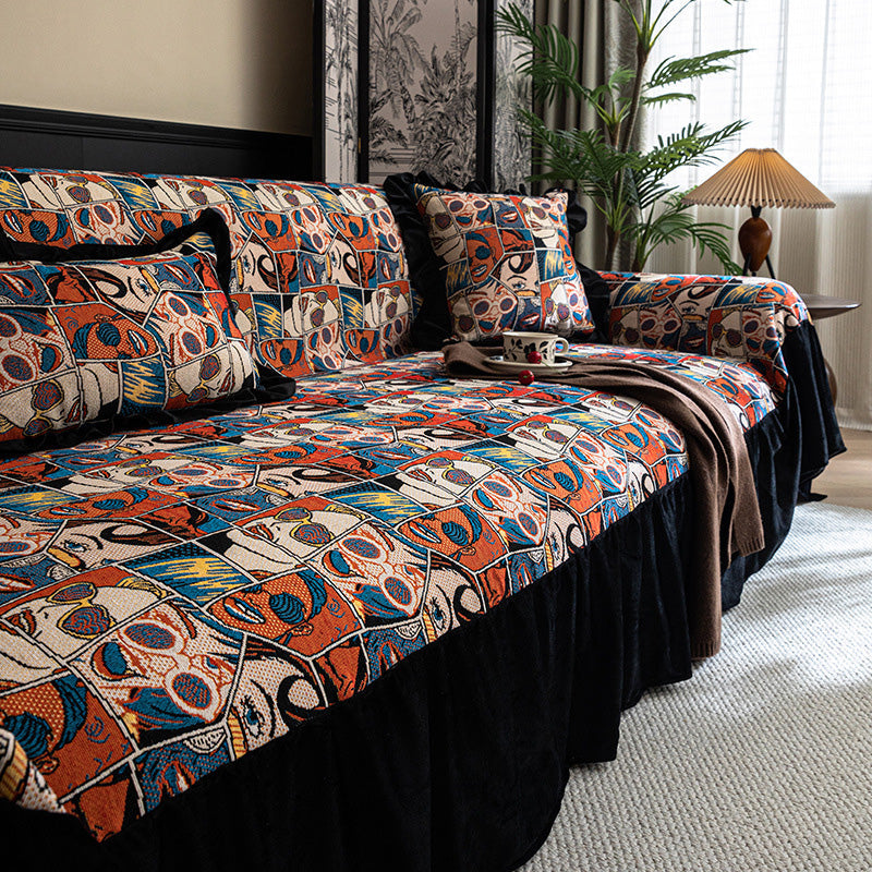 Universal Print All-Cover Sofa Slipcover