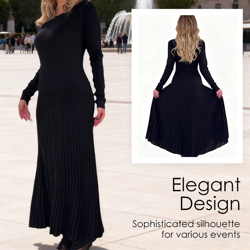 Women’s Elegant Long Sleeve Knit Dress