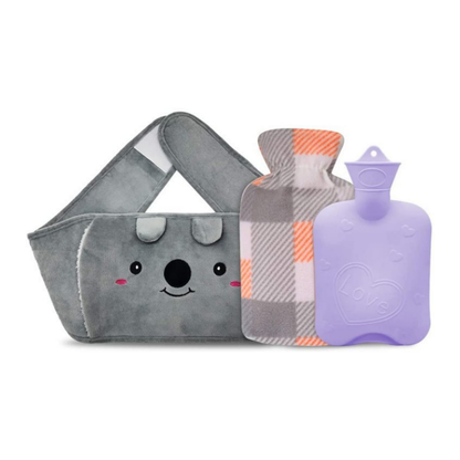 Plush Refillable Hot Water Bottle Belt