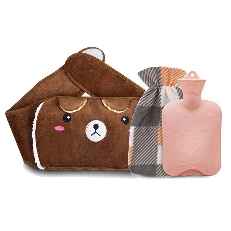Plush Refillable Hot Water Bottle Belt