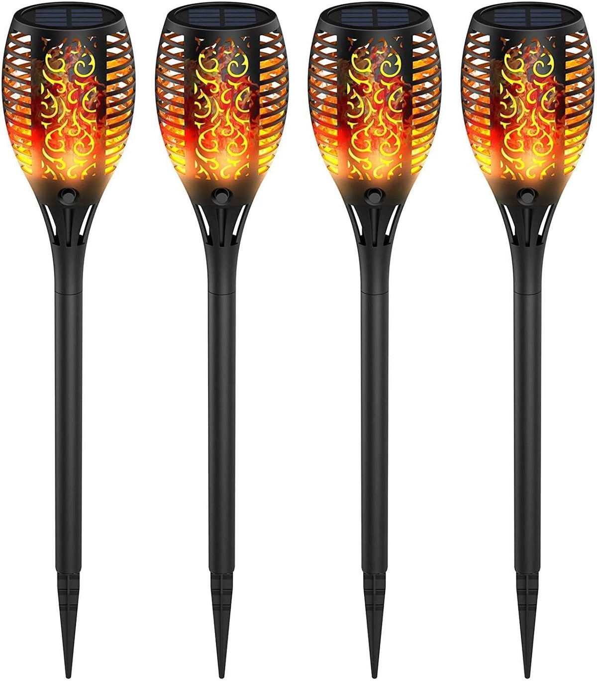 💖 Outdoor Garden Torch Solar Lamps 🏡💡