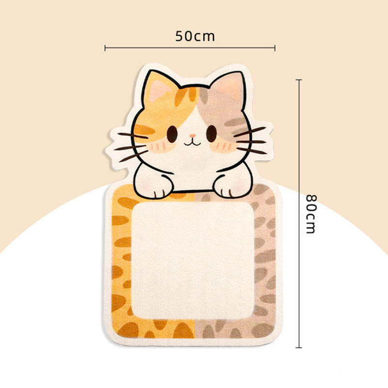 🐱🖼️ Wall-Mounted Scratching Post Without Drilling – Sustainable Felt, Built-in Toys & Space-Saving (Perfect for Scratching-Loving Cats!)