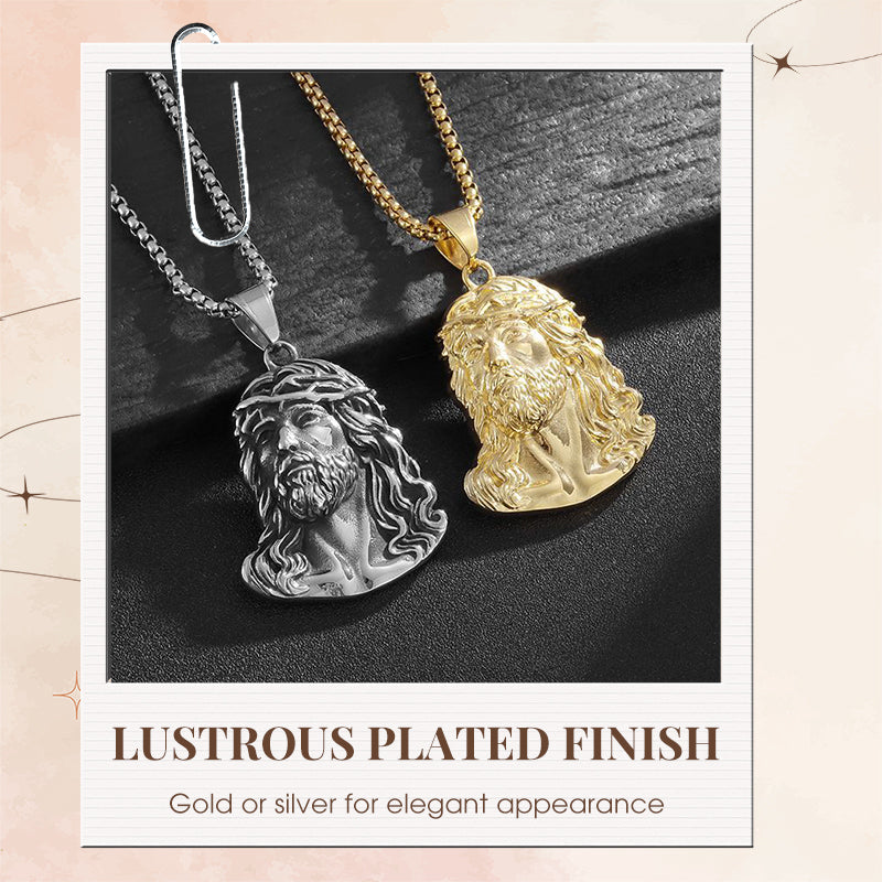 ✝️Best Gift✨Jesus Head Pendant Necklace