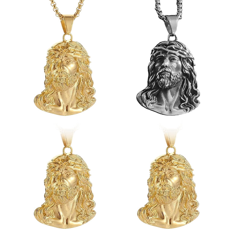 ✝️Best Gift✨Jesus Head Pendant Necklace
