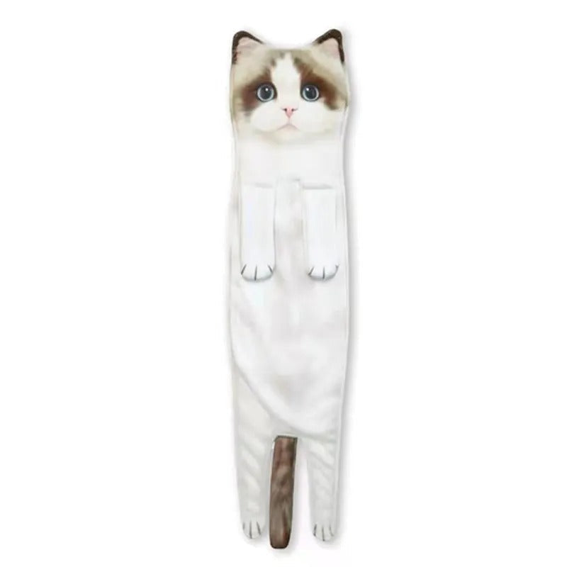 🎁LAST DAY SALE 50% OFF✨😺Cute Cat Hand Towel🐾