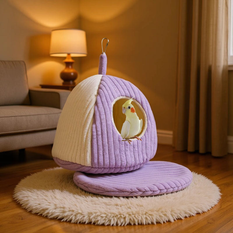 Hanging Bird Nest for Winter Warmth