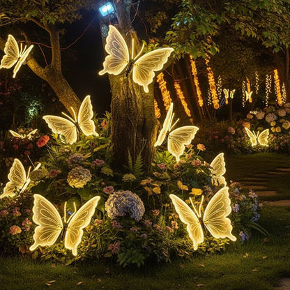 Dynamic Waterproof LED Butterfly Garden Lights