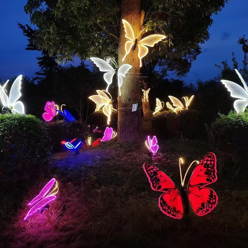 Dynamic Waterproof LED Butterfly Garden Lights