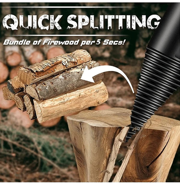 🎁Hot Sale 50% OFF⏳Hex Shank Firewood Drill Bit🪓😮