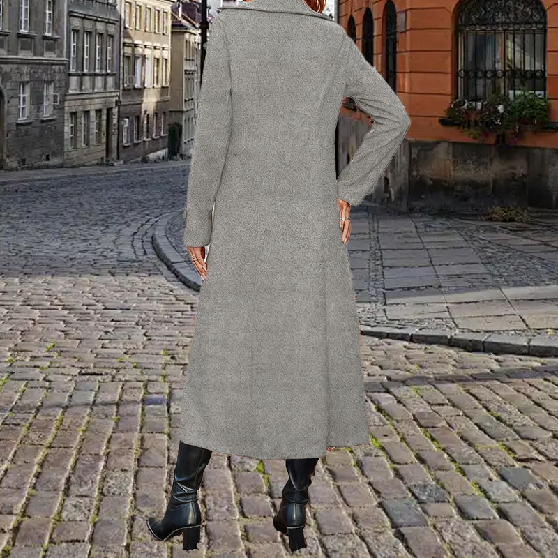 🎅BLACK FRIDAY SALE 50% OFF!!!🎄Women's Long Warm Double-Breasted Coat✨
