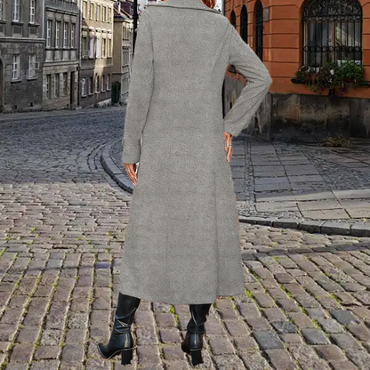 🎅BLACK FRIDAY SALE 50% OFF!!!🎄Women's Long Warm Double-Breasted Coat✨