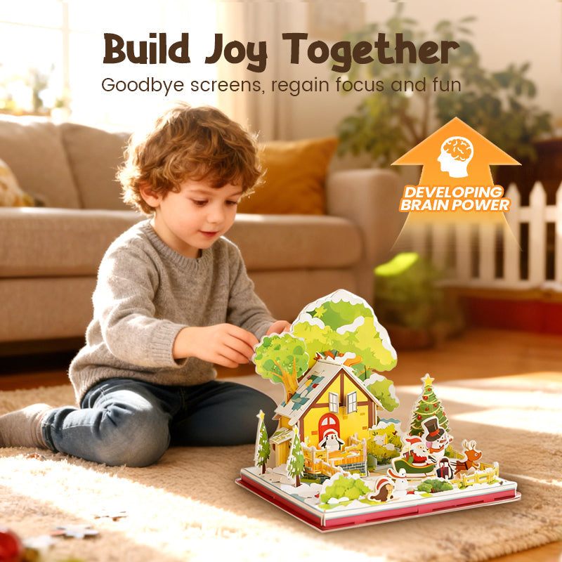 🎁Christmas Limited-Time Offer - 50% Off🧩3D DIY Christmas Puzzle Kit