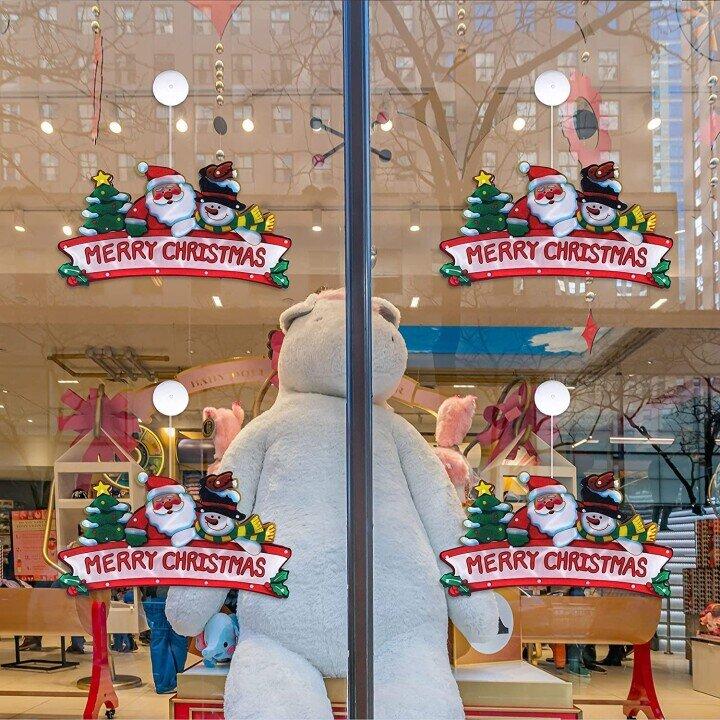 ⛄Christmas Pre-Sale 50% OFF🎄 Christmas Window Hanging Lights💡Christmas Window Hanging Lights
