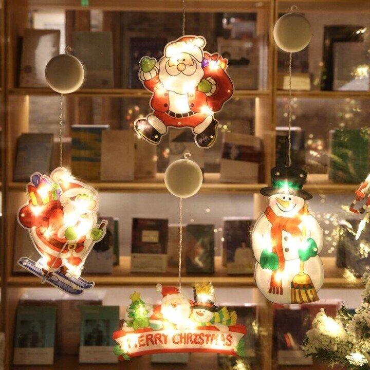 ⛄Christmas Pre-Sale 50% OFF🎄 Christmas Window Hanging Lights💡Christmas Window Hanging Lights