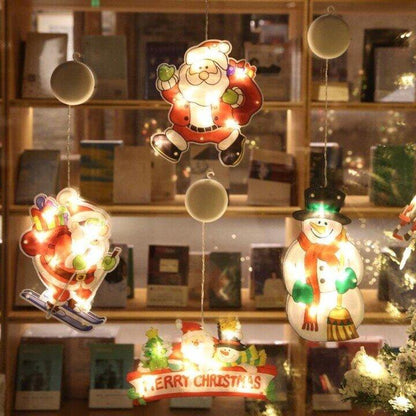 ⛄Christmas Pre-Sale 50% OFF🎄 Christmas Window Hanging Lights💡Christmas Window Hanging Lights