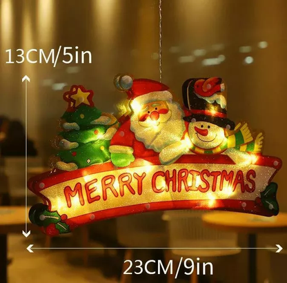 ⛄Christmas Pre-Sale 50% OFF🎄 Christmas Window Hanging Lights💡Christmas Window Hanging Lights
