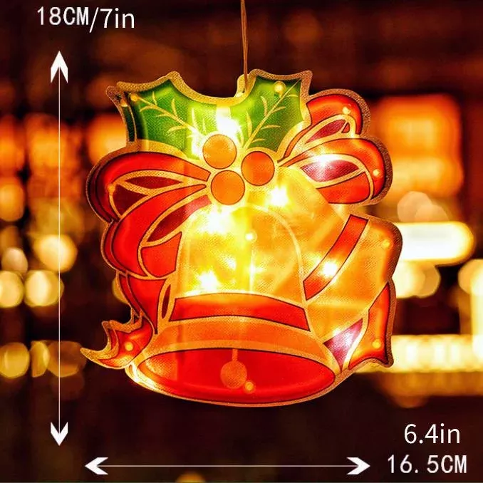 ⛄Christmas Pre-Sale 50% OFF🎄 Christmas Window Hanging Lights💡Christmas Window Hanging Lights