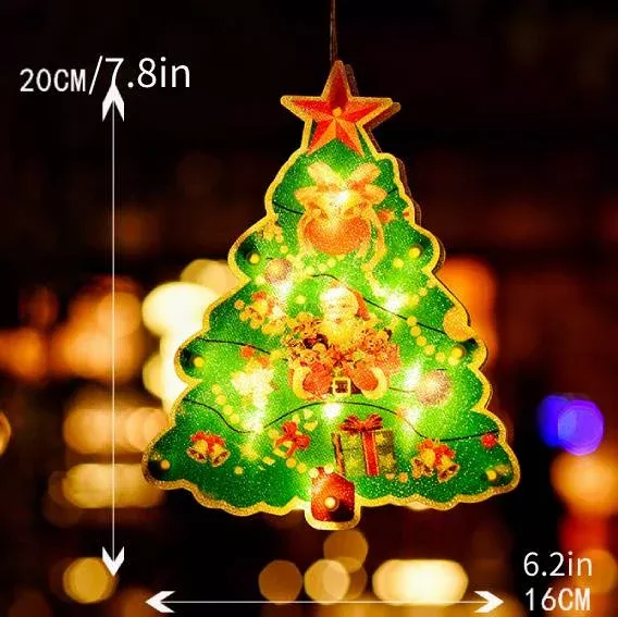 ⛄Christmas Pre-Sale 50% OFF🎄 Christmas Window Hanging Lights💡Christmas Window Hanging Lights