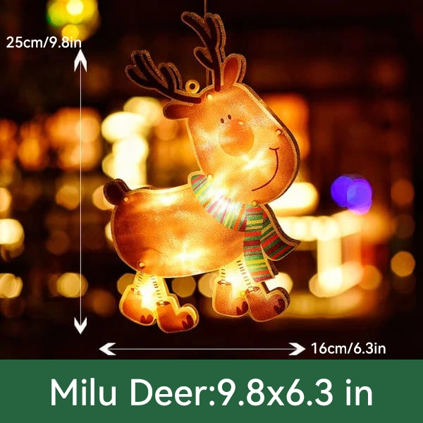 ⛄Christmas Pre-Sale 50% OFF🎄 Christmas Window Hanging Lights💡Christmas Window Hanging Lights