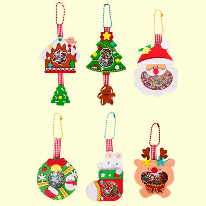 🎄Xmas Hot Sale 50% OFF- ✨【DIY Christmas Shaker Ornament Craft Kit】✨- 6pcs