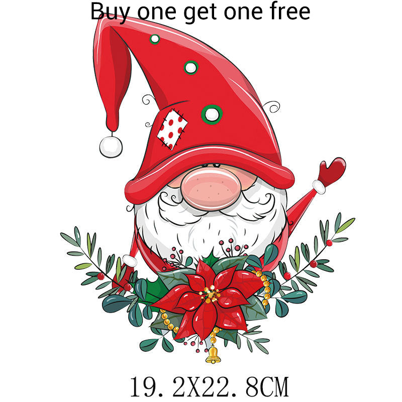 Christmas Themed Heat Transfer Sticker