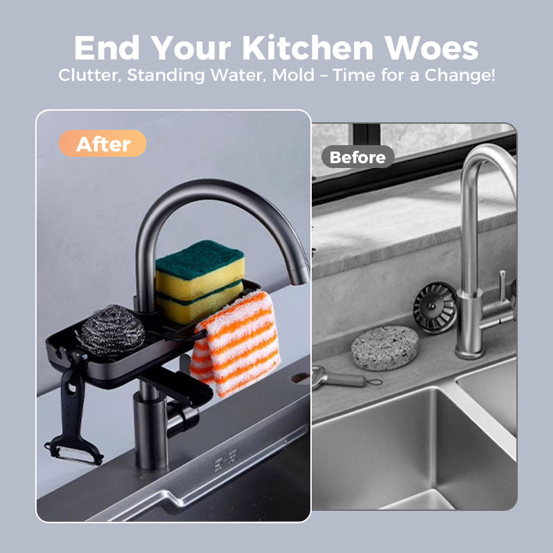 Faucet Sink Drain Rack