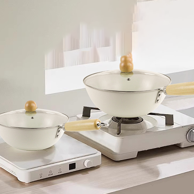 Lightweight Ceramic Non-Stick Wok Pan