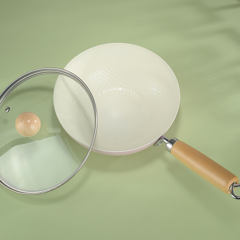 Lightweight Ceramic Non-Stick Wok Pan