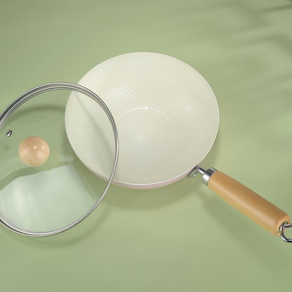 Lightweight Ceramic Non-Stick Wok Pan