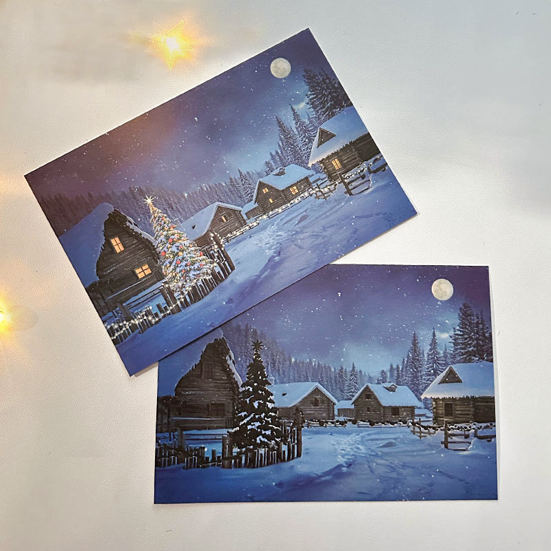 ✨ Creative Christmas Greeting Card with Temperature Change