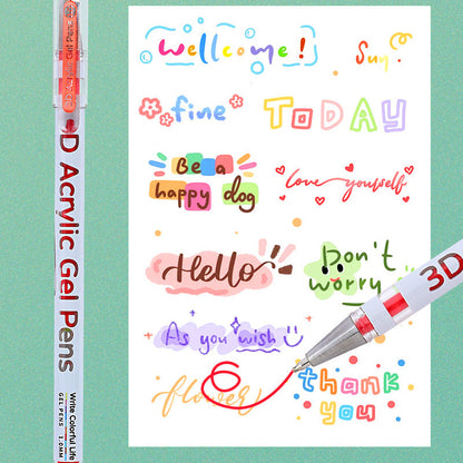 Multi-Color Gel Pen Set for Drawing & Coloring