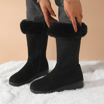 ⏳Limited-time 50% off⏰Women's Mid Calf Winter Boots👢