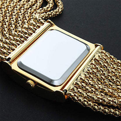 🖤Black Friday Sale:50% OFF🖤Ladies Rhinestone Quartz Square Watch