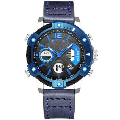 ⏰Black Friday Sale 50% OFF💥💥Multifunctional Dual Display 3ATM Waterproof Men's Quartz Sports Watch