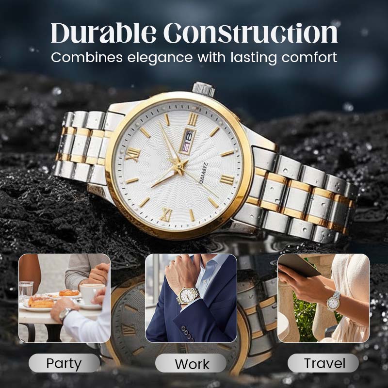 🔥Christmas Limited-Time Offer: 50% OFF!!!🔥Men's Two-Tone Waterproof Luminous Watch
