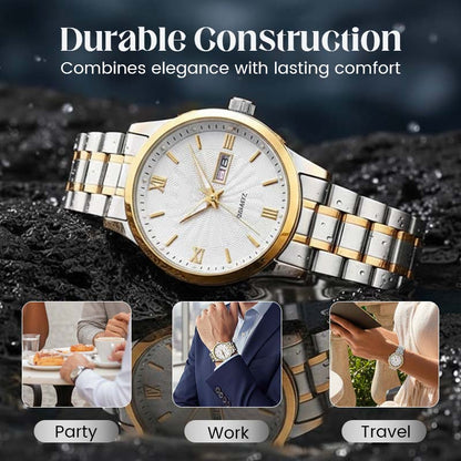 🔥Christmas Limited-Time Offer: 50% OFF!!!🔥Men's Two-Tone Waterproof Luminous Watch