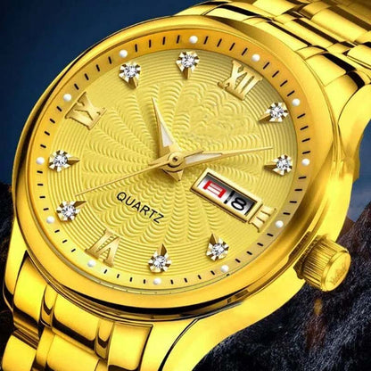 🔥Christmas Limited-Time Offer: 50% OFF!!!🔥Men's Two-Tone Waterproof Luminous Watch