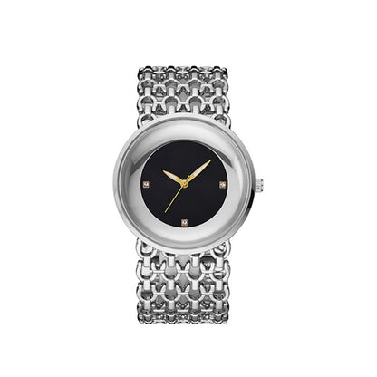 Luxury Round Bracelet Watch Fashionable Women's Wristwatch