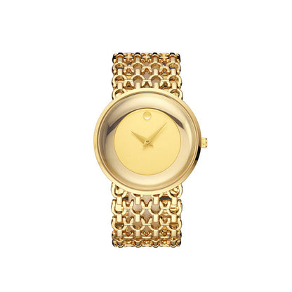 Luxury Round Bracelet Watch Fashionable Women's Wristwatch