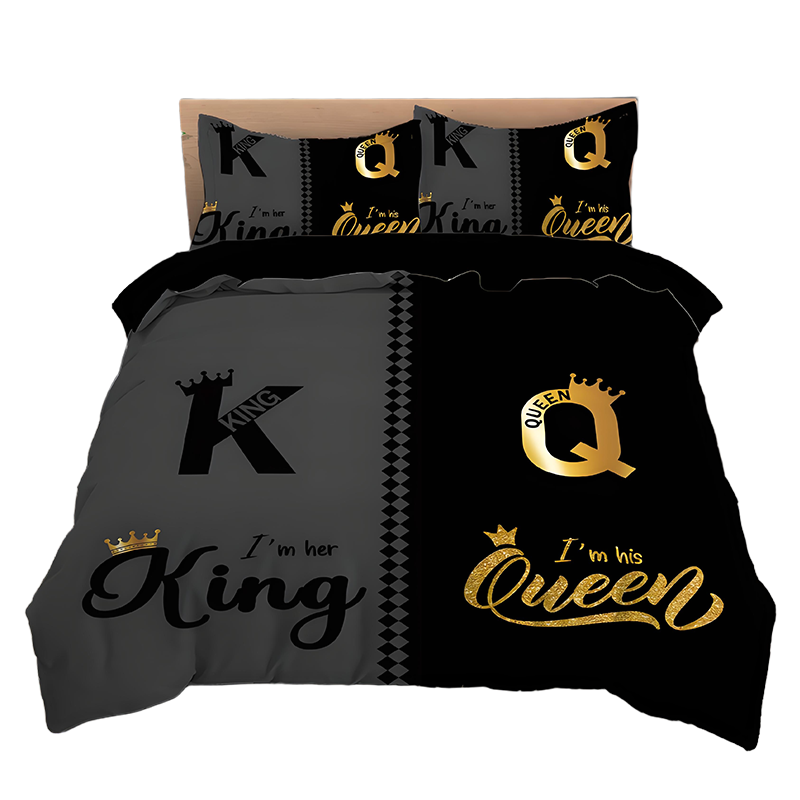 🥂 New Year, New Style: 50% Off Everything! 👑 King & Queen Duvor Cover Set – 3-Piece Luxury, Soft Brushed Fabric & Easy Care 🏰✨