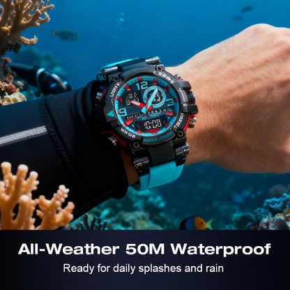 Multifunctional Waterproof LED Digital Watch
