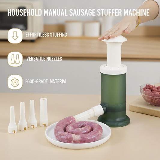 🎄 Christmas Sale: Up to 50% Off!🎁🌭Household Manual Sausage Stuffer Machine
