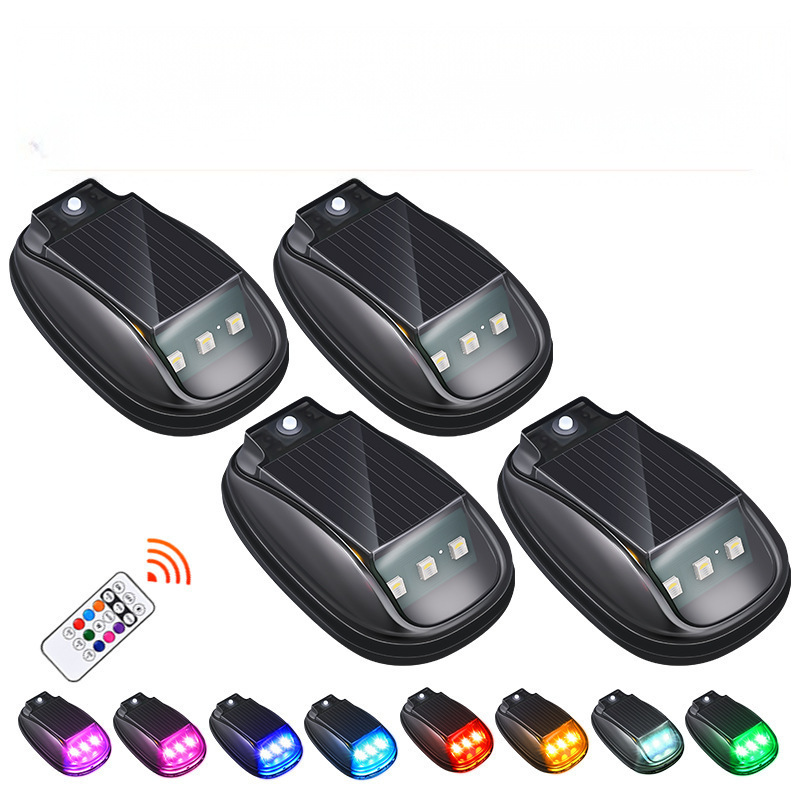 📢📢50 % OFF !!⏰Waterproof Solar Car Roof Light with Remote