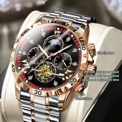 ⌛Last Chance: 50% Off All⏰Men's Luminous Waterproof Flywheel Quartz Watch