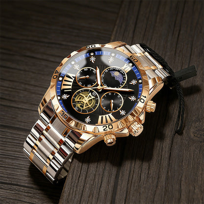 ⌛Last Chance: 50% Off All⏰Men's Luminous Waterproof Flywheel Quartz Watch