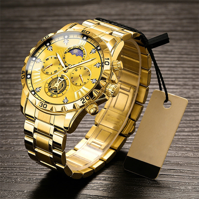 ⌛Last Chance: 50% Off All⏰Men's Luminous Waterproof Flywheel Quartz Watch